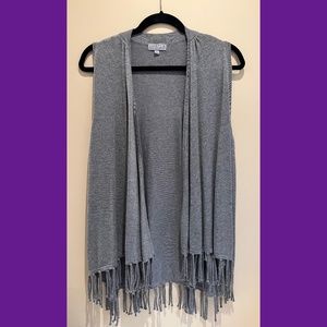 Joseph A fringe vest